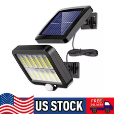 Outdoor Solar Street Light Motion Sensor Lamp Commercial Dusk To Dawn Road Lamp