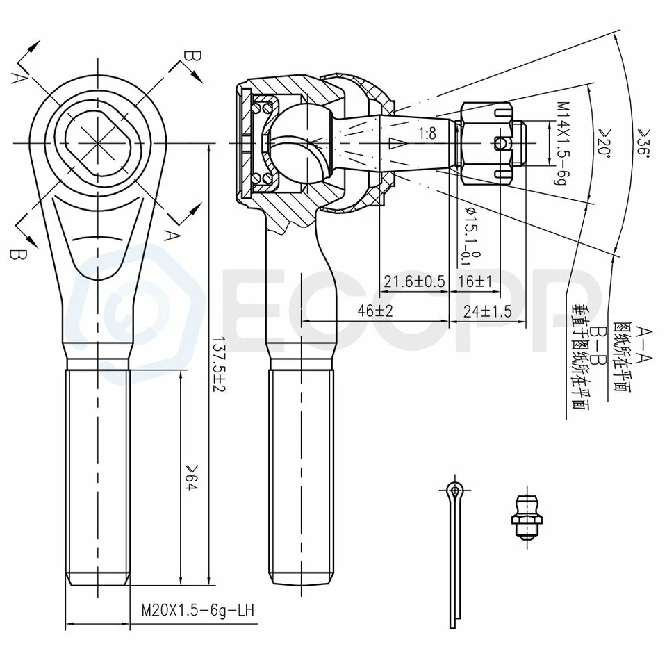 Para Ford F-150 1987-1996 tracción trasera 10 piezas rótulas delanteras barras de amarre ajustes dirección Foto 3 de 4