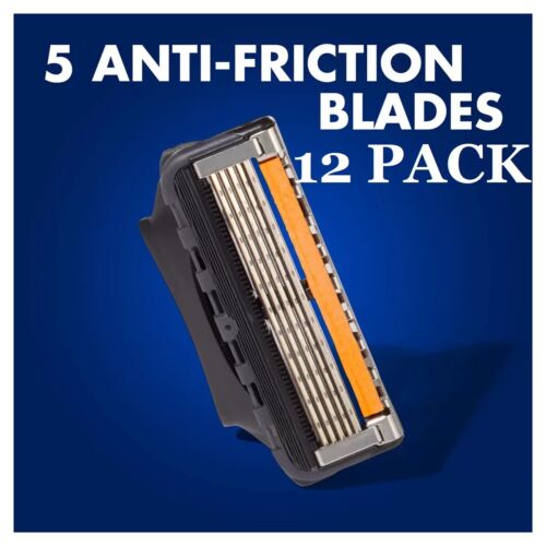 NUOVA LAMA ELETTRICA 100% ORIGINALE GILLETTE FUSION 5 PROGLIDE ARANCIONE MACH3 SENSIBILE - Foto 46 di 81