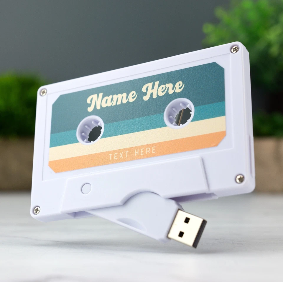 Custom Cassette Style USB Flash Drive 32GB Storage - Image 2 of 4