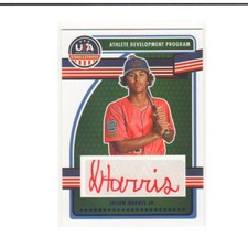 2023 Panini Stars & Stripes USA Baseball Auto #ADPS-JH Jason Harris Jr.