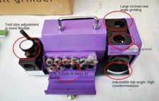 Alloy Tungsten Steel Twist Drill 3-13mm Front Back Edge Sharpening Machine