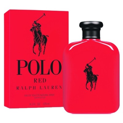 RALPH LAUREN POLO RED FOR MEN 125ML EAU DE TOILETTE SPRAY NEU & VERSIEGELT
