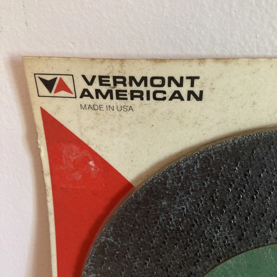 "Cuchilla de corte de albañilería Vermont American Abrasive 7-7 1/4"" n.º 8702 nueva de stock" Foto 2 de 4