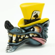 The Wolf in a Yellow Top Hat - VanChase Gear Shift Knob