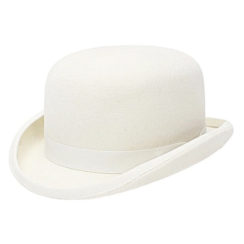 US Polo Association Black Gray White Bowler Hat With Logo Large US Polo Association Black Gray White Bowler Hat With Logo  main image 2