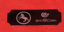 Colt Firearms King Cobra Display Case Plaque 