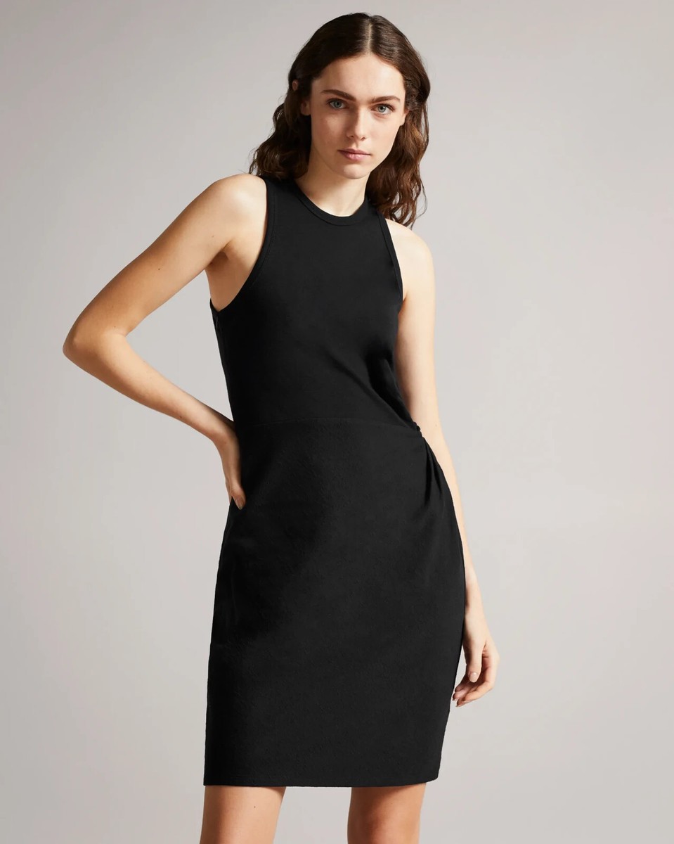 black knit short dress Lavelle Knit Mini Dress main image 1