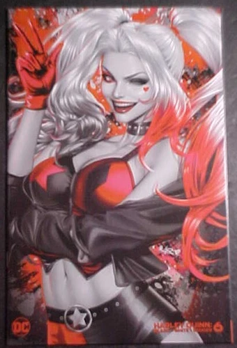 HARLEY QUINN: BLACK WHITE REDDER #6! ARIEL DIAZ VARIANT COVER! NM 2024 DC COMICS