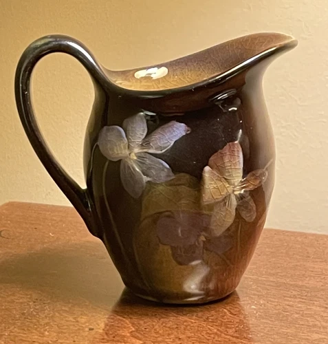 Antique 1902 Artist Signed Rookwood Creamer by Constance Baker