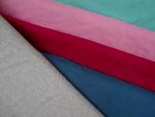 0,50 m Jersey Bio Baumwolle  uni elastisch  viele Farben Stoff   Ve 8036