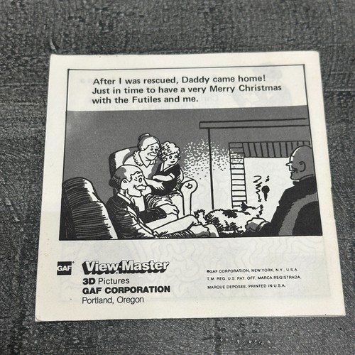 Vintage GAF View Master Little Orphan Annie Set of 3 Reels 1978 Sleeve & Book - Picture 6 of 6