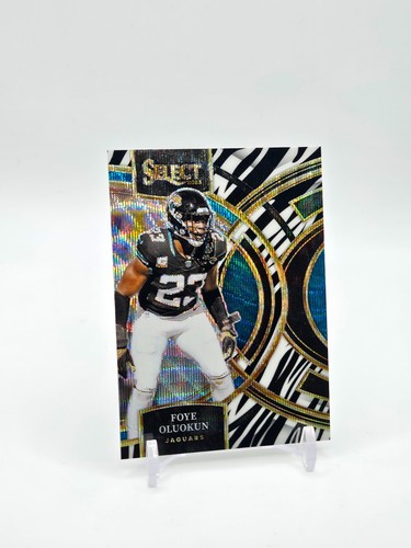 Foye Oluokun ZEBRA PRIZM "Premier" 2023 Panini Select #139 Jaguars (SP) CASE HIT