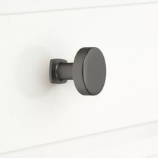 1-1/4 Inch Diameter 32mm Flat Top Knobs, Manhattan Cabinet Knob.