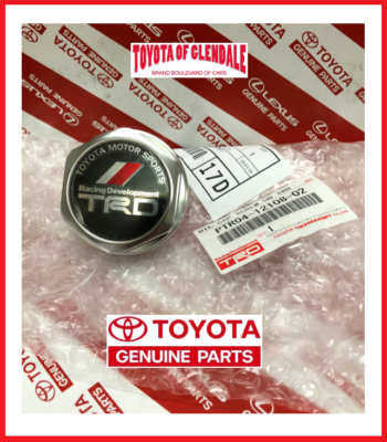 TOYOTA SCION LEXUS TRD OIL CAP FORGED BILLET ALUMINUM GENUINE OEM