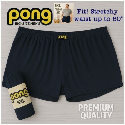 Boxer 5XL Man Plus Size  Waist 40''-60  Comfortable Breathable Stretchy Soft Male