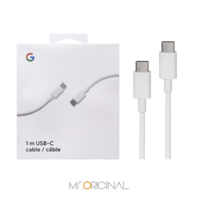 Original Google Official USB-C to USB-C Cable (GV4U8) - 1m