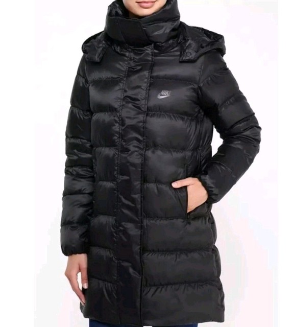 nike printed down fill hooded jacket