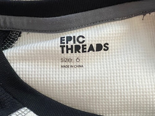 NWT Epic Threads Little Boys Long Sleeve Graphic Thermal T-shirt Angel White - Bild 6 von 9