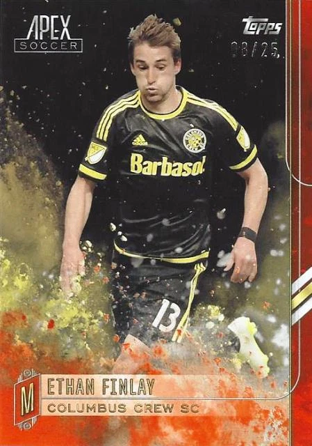 2015 Topps Major League Soccer Apex Base Card /25 Parallel Different Variations - Image 3 of 4