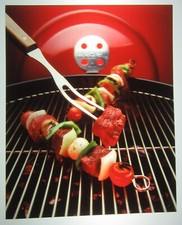 Weber Barbecue Grill 3-D Back-Lit Lenticular Picture Large 11 x 13 Great 3-D!