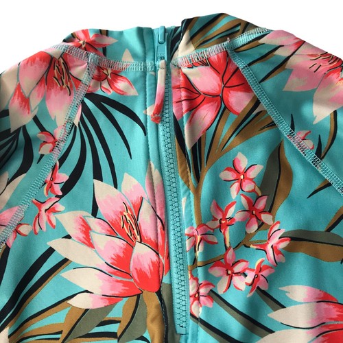 BILLABONG One Piece Rash Guard Swimsuit UPF Sun Protection. Size Girl's Medium - Picture 5 of 13