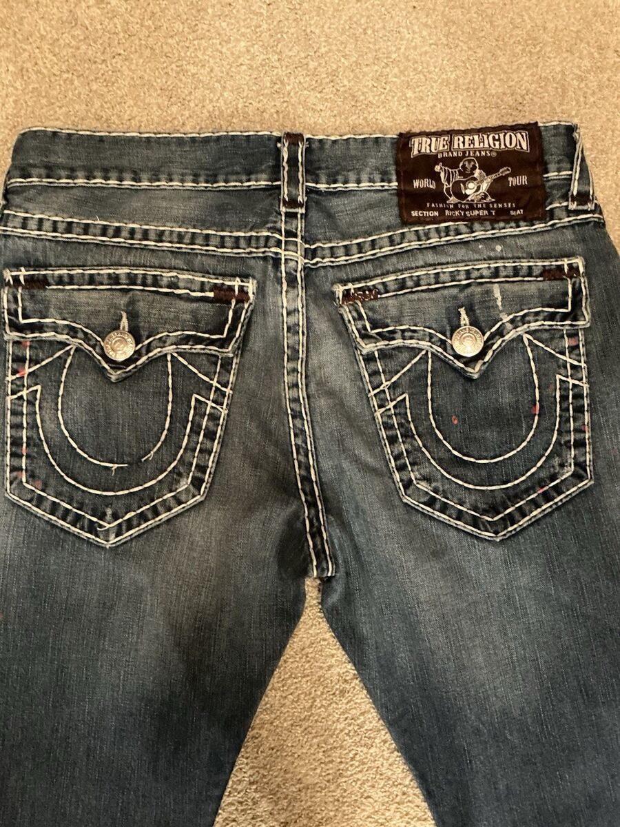 【23mJordan】 TRUE RELIGION 36インチ mens true religion jeans size 36 | eBay