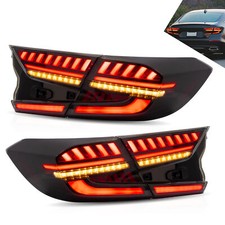 Vland Tail Lights Led For 2018-2024 Honda Accord Wstartup Animation Rear Lamps Vland Tail Lights Led For 2018-2024 Honda Accord Wstartup Animation Rear Lamps