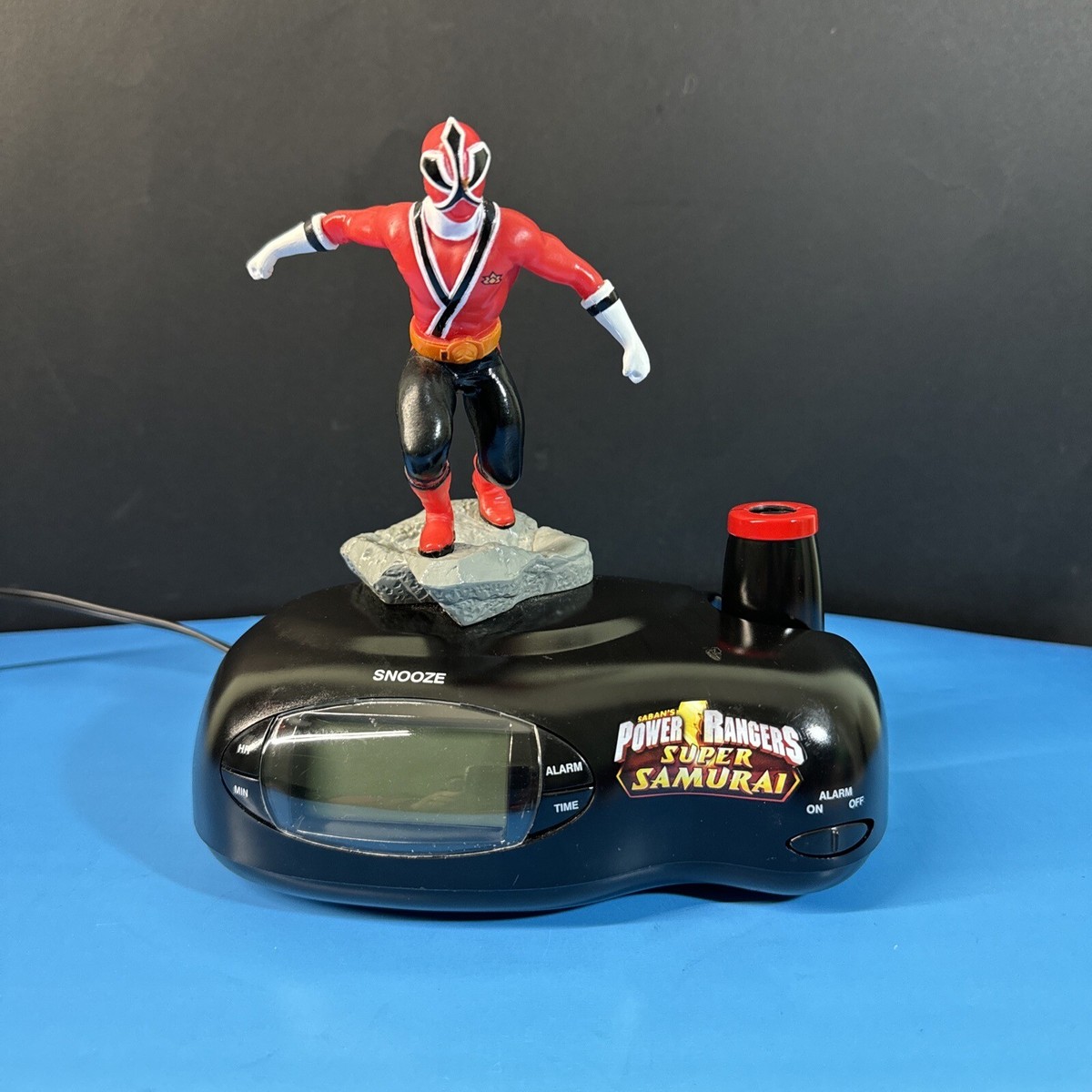 Power Rangers Super Samurai Projection Alarm Clock Red Ranger | eBay