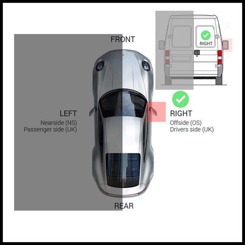 Complete Electric Wing Mirror Unit Fits Renault Trafic 2020-2024 Right Side - Picture 2 of 6