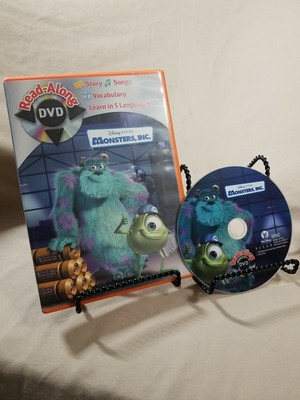 Monsters, Inc. Disney Pixar Read-Along Learn In 5 Languages (DVD, 2002