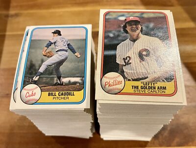 1981 Fleer Baseball Cards 401-660 (EX-NM) - You Pick - Complete Your Set