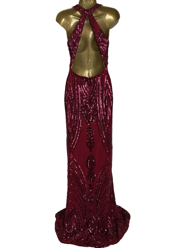 HOT ! Quiz Berry Sequin Dress Cheap Quiz Berry Sequin Dress Cheap Sale Quiz  Berry Sequin Dress