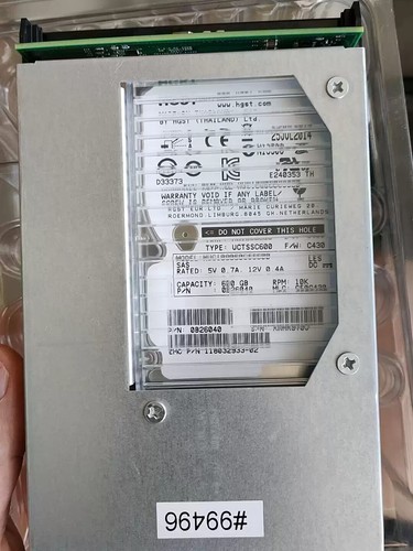 EMC 600GB 005050624 005050399 005051097 005051472 005051471 SAS 10K 3.5" HDD - Afbeelding 3 van 3