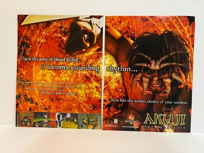 Akuji The Heartless - Promotional Magazine Ad - Sony Playstation