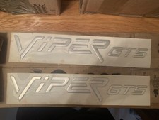 NEW Original Mopar Parts Dodge Viper GTS Hood Side Decals