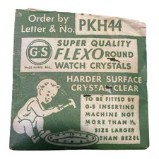 Germanow-Simon Mach (GS) PKH44 Watch Crystal NOS Part Flexo