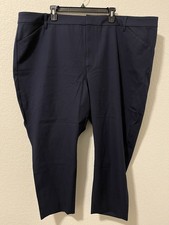 Old Navy Pants Womens 28 Plus High-Rise Pixie Ankle Navy Blue NWT Dress Casual