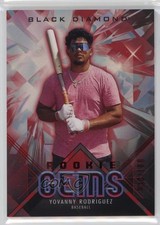 2025 Goodwin Champions Black Diamond Rookie Gems Red /100 Yovanny Rodriguez o8j