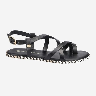 Fred de la Bretoniere Damen - Sandaletten BLACK schwarz