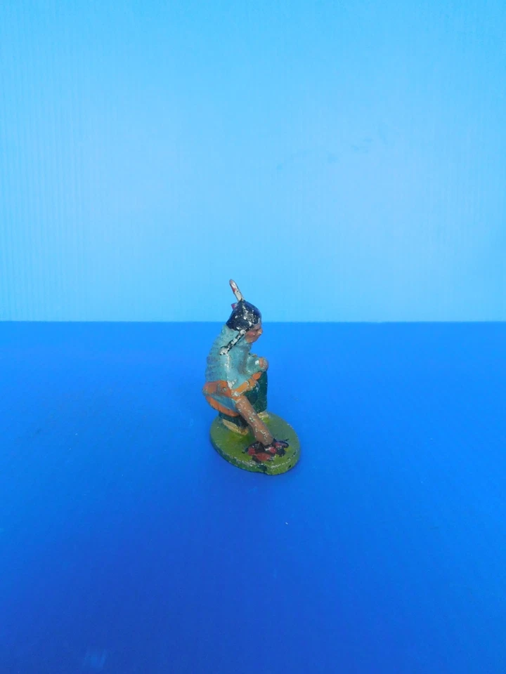 QUIRALU /  LE WESTERN /  LES  INDIENS  :  RARE INDIEN ALLUMANT LE FEU - Photo 2/4