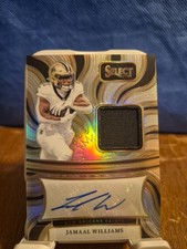 2024 Panini Select #SM-JWS Jamaal Williams Signature Memorabilia Prizm #/199