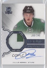 2016-17 Upper Deck The Cup Rookie 180/249 Julius Honka #135 Patch Auto c7r