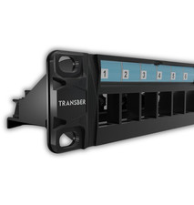 24Port - Blank - 1U/19'' - Metal Rackmount Housing - Wall Mount/Rack Mount