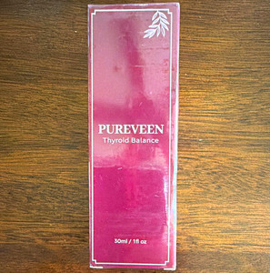 PUREVEEN Thyroid Balance Drops 1 fl oz w/ Selenomethionine Zinc Magnesium
