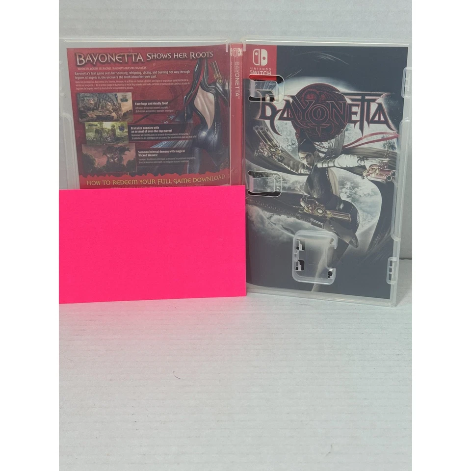 Funda de repuesto Bayonetta 2 Nintendo Switch arte de portada Foto 4 de 4