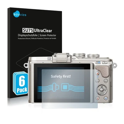 6 Pack Screen Protector for Olympus PEN E-PL8 Clear Protective Film Guard - Image 1 of 4