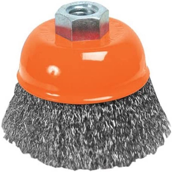 Stahldraht-TopfbüRste Gewellt 65Mm Silverline 721676, MetallbüRste,-image