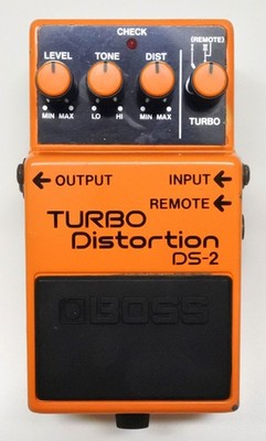 BOSS DS-2 TURBO Distortion Guitar Effects Pedal MIJ 1989 #232 DHL or EMS