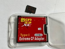 1pcs 128gb SANDISK SDXC compact flash CF TYPE II adapterfor CF DSLR Nikon CANON